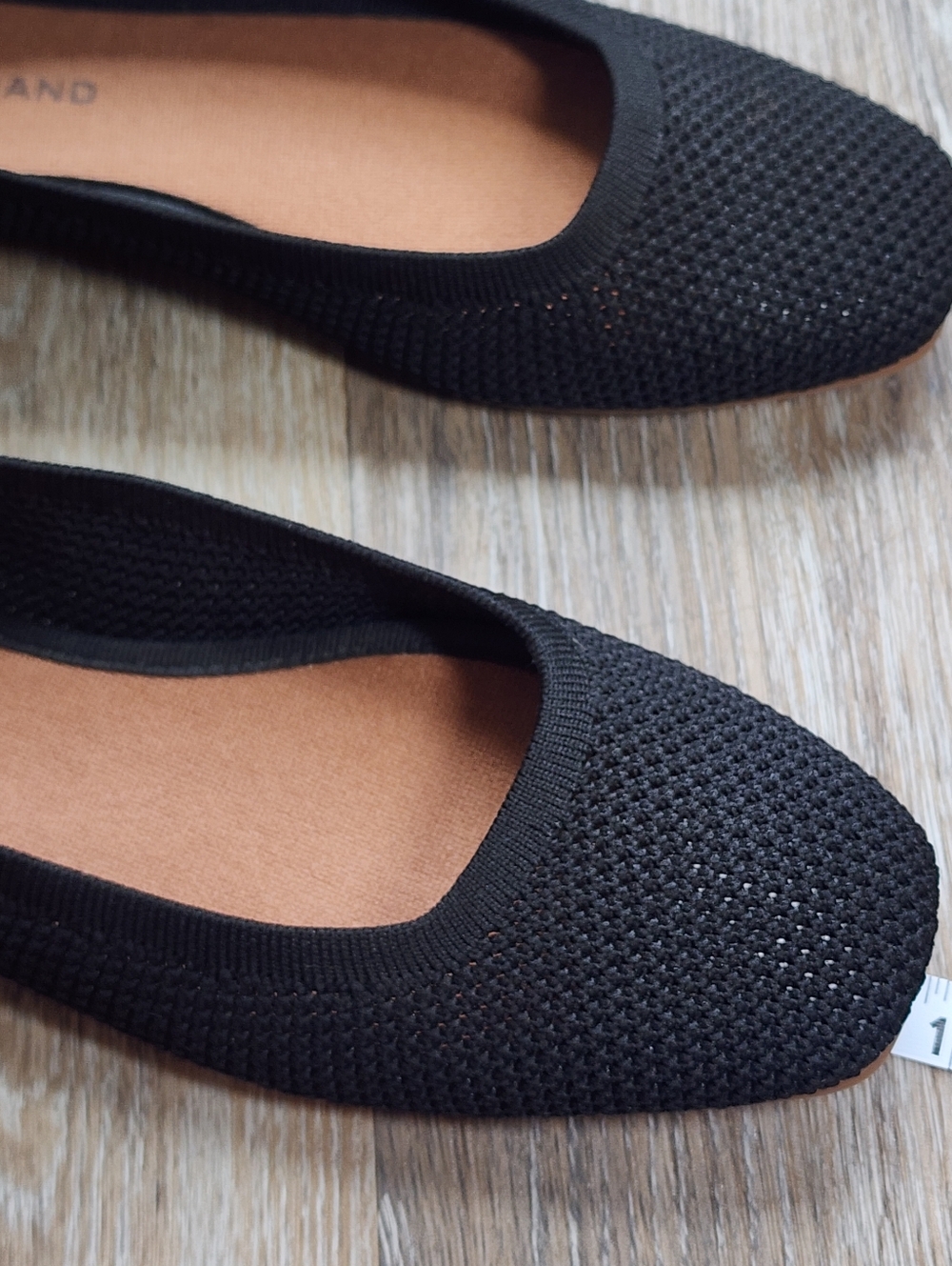 Lucky Brand Women's Black Knit Ballet Flats Size 8.5 - Picture 9 of 11
